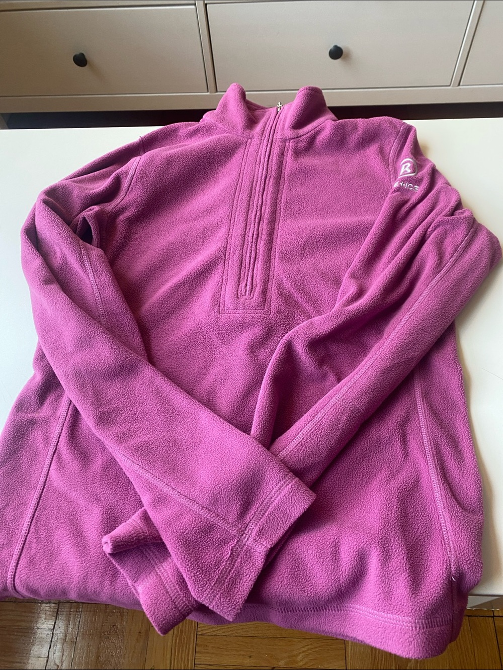 Bogner fire and ice Women's Pink Fleece Quarter-Zip Pullover